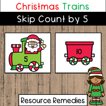 Preview of Christmas Skip Counting by 5s
