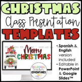 Christmas Themed Templates for Google Slides and PPT- Span