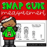 Christmas Kindergarten Measurement Activities with Snap Cubes