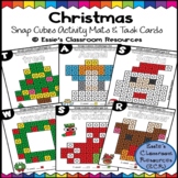 Christmas Snap Cubes Activity Mats & Task Cards