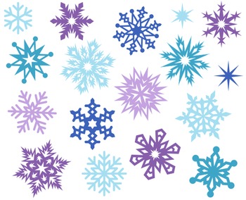 clipart snowflakes