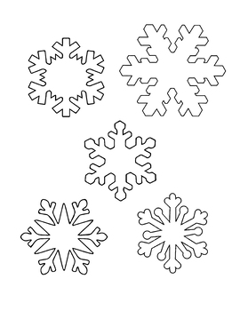 Christmas Snowflakes - EDITABLE Student Names - Holiday Activity
