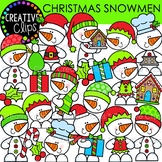 Christmas Snowmen Clipart - Christmas Clipart