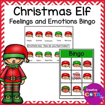 Preview of Occupational Therapy Christmas Bingo Games for Social Emotional Learning Skills