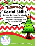 Christmas Social Skills-Perspective Taking, Conversation & More!