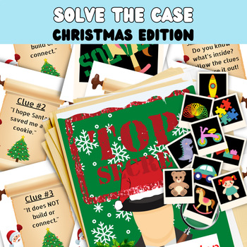 Preview of Christmas Activity | Solve A Mystery Game | Preschool & Kindergarten Detective