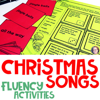 Preview of Christmas Song Activities Fluency
