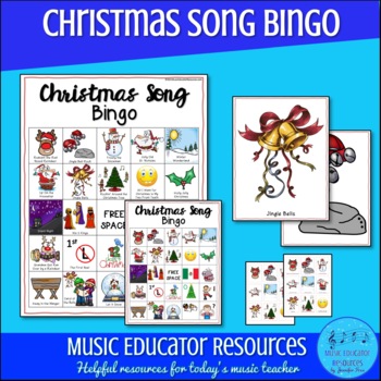 Preview of Christmas Song Bingo