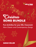 Christmas Song Bundle: ESL Worksheets
