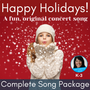 Preview of Happy Holidays - Holiday Program Song for any Christmas Concert or Performance