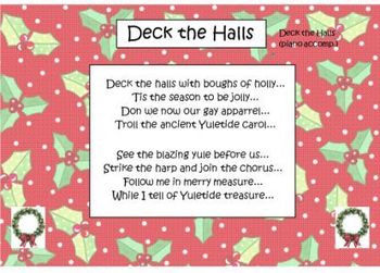 Preview of Christmas Song: Deck the Halls
