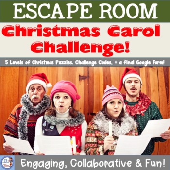 Preview of Christmas Song Escape Room Challenge!