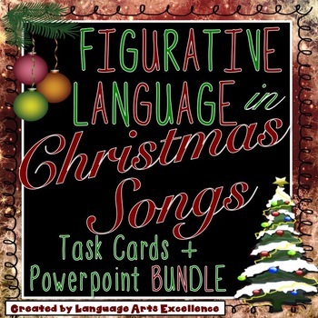 Preview of Christmas Song Figurative Language {{BUNDLE}}