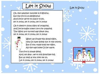 Preview of Christmas Song: Let it Snow