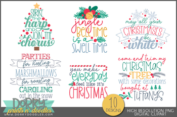 Christmas Song Lyrics PNG Clipart - Fun Musical Holiday Art by Dorky ...