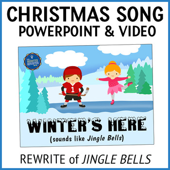 Preview of Christmas Song Lyrics PowerPoint and Music Video