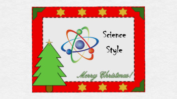 Preview of Christmas Song Parody for Physical Science