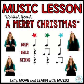 Preview of Christmas Orff Song "We Wish You a Merry Christmas" Orff Arrangement: Video