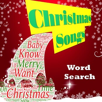 Preview of Christmas Songs {Word Search)