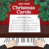 Christmas Songs for Piano: Easy Sheet Music for Beginners 