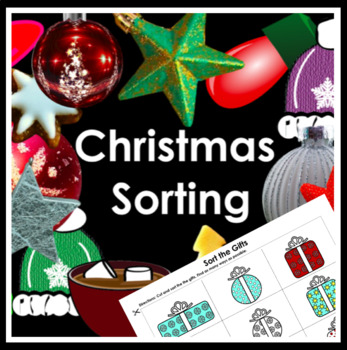 Preview of Christmas Sorting By Multiple Attributes (PowerPoint, Google Slides, Keynote)