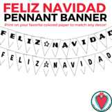 Christmas Spanish Feliz Navidad Banner - Classroom Décor