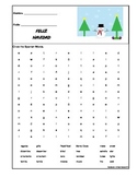 Christmas - Spanish Word Search - Middle School