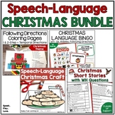 Christmas Speech and Language Activities - Following Direc