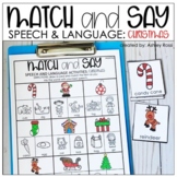 Christmas Speech Therapy Activities - Print and Digital