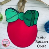 Christmas Speech Therapy Craft: Idioms Synonyms Sequencing plus