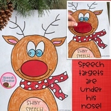 Christmas Speech Language Activities | Group Therapy Craft