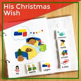 Christmas Speech Therapy Interactive Book | AAC Activity |