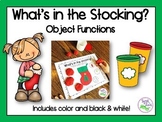 Christmas Speech Therapy: Object Functions