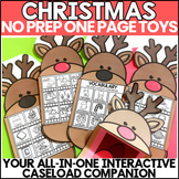 Christmas Speech Therapy One Page Craft for Articulation, 