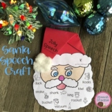 Christmas Speech Therapy Santa Craft Activities | Language