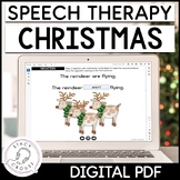 Christmas Speech Therapy Activities Articulation & Languag
