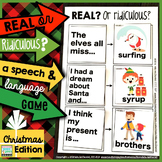 Christmas Speech and Language Game | Real OR Ridiculous?