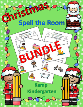 Preview of Christmas Spell the Room Bundle