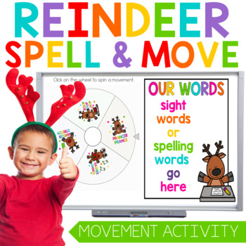 Preview of Christmas Spelling Activities for any list | Movement Activity