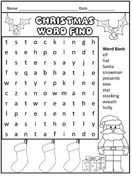 Christmas Spelling Packet - Word List, Worksheets, Flash Cards by Sally ...