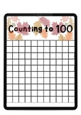 Christmas &Spring Themed Counting to 100 Charts! Valentine