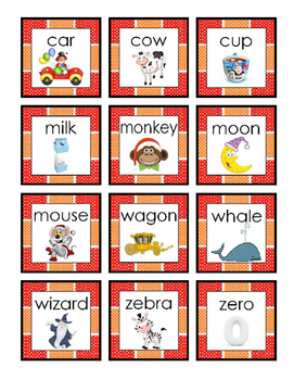Christmas Squares Orange Red C M W Z Game Short Story Trace Write ...