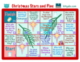 Christmas Stars and Pine Board Game