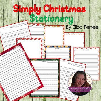 Preview of Christmas Stationery - Great for writing Christmas Letters