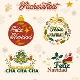 Christmas Stickers/tags/decorations