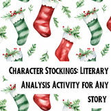 Christmas Stocking Coloring AP Lang & Honors English No Prep