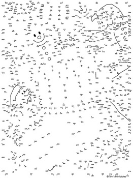 Mona Lisa Extreme Difficulty Dot-to-Dot / Connect the Dots - 682 Dots!