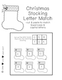 Christmas Stocking Letter Match (cut & paste)