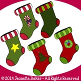 Christmas Stockings Clip Art | Clipart Commercial Use