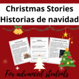 Christmas Stories Spanish Reading Comprehension Historias 